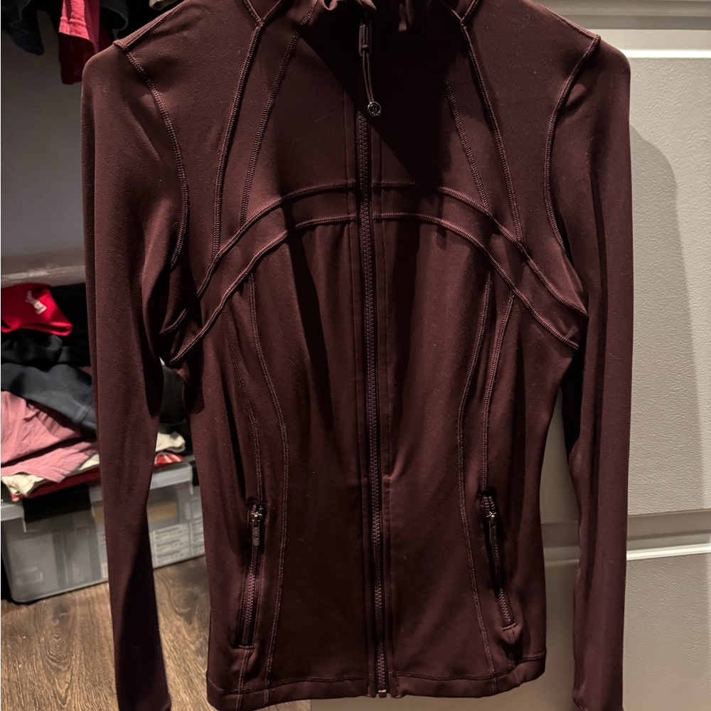 Lululemon Athletica Deep Burgundy Utility Jacket